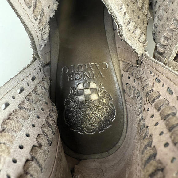 Vince Camuto Prasata Booties Women's Size 8.5 New Foxy (Brown) - Picture 8 of 8